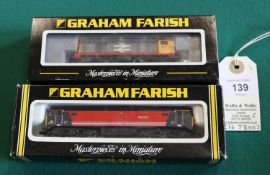 2 N Gauge Graham Farish Locomotives. A Virgin Class 47 diesel, 'Graham Farish' RN47747. Plus a