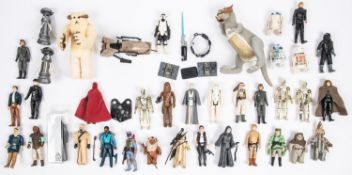 35 + Vintage Kenner / Palitoy action figures, Includes last 17 Paploo with spear, Anakin