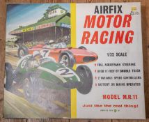 A quantity of Airfix Motor Racing slot car system and Tri-ang Minic Motorway. Including a boxed