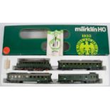 Marklin HO gauge railway train pack (2850). Comprising Deutsche Reichsbahn electric pantograph