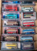 14x Corgi OOC buses and coaches. Including; AEC Trolleybus, Cardiff. BUT 9641T Trolleybus,