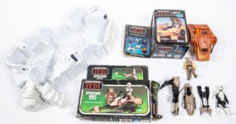 Quantity of Vintage Star Wars toys and related items, To included Jabba the Hutt Playset, Rebel