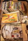 A quantity of cigarette cards and Brooke Bond collector's cards. Many hundreds of loose cards. 8x