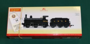 Hornby Hobbies LNER Class J15 0-6-0 tender locomotive, RN 7510. (R.3380). Boxed, minor wear to outer
