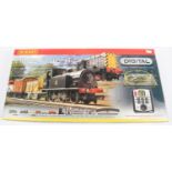 A Hornby Mixed Freight OO Gauge Digital Train Set (R.1126). Comprising a BR Class 08 diesel shunter,