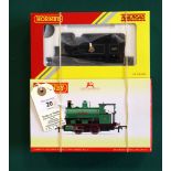 2 Hornby Hobbies 0-4-0 tank locomotives. A Peckett W4 Saddle Tank, Charity Colliery, 'Forest No.