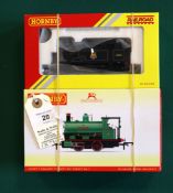 2 Hornby Hobbies 0-4-0 tank locomotives. A Peckett W4 Saddle Tank, Charity Colliery, 'Forest No.