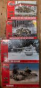 4 Airfix 1:35 scale Model Kits. All tanks. M18 Hellcat GMC Tank Destroyer. Jagdpanzer 38(T)