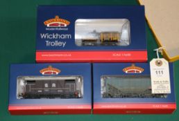 3x Bachmann Branch-Line Model Railways. Wickham Trolley Car BR Engineers (32-992). Plus an SE&CR '