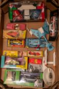 10x diecast vehicles by Dinky Toys and Corgi. Including; a FAB1 (100) in a box with reproduction