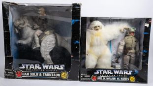 Star Wars collectors series large size action figures. Luke Skywalker VS. wampa (sealed) and Han