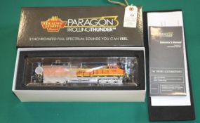 An HO Gauge Broadway Limited Imports Paragon 3 Rolling Thunder Series (5476) BNSF Railroad GE ES44AC