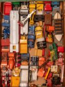 Quantity of Various makes, By Corgi, Dinky, Matchbox, etc. Lot mainly includes Car Transporters
