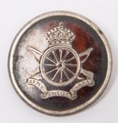 A WWI Army Cyclist Corps sweetheart brooch, HM silver inlaid to celluloid. GC £30-40