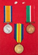 Three: BWM, Victory (291946 Dvr R.G. Smith A.S.C.); Mercantile Marine medal (Richard G Smith) GVF £
