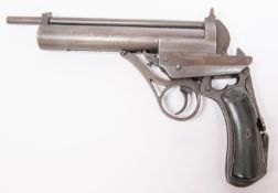 A rare first model Westley Richards "Highest Possible" air pistol, number 148, with open heart