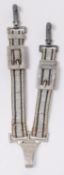 A set of Third Reich Welfare officer's dagger hanging straps. GC (spring clips AF) £350-375