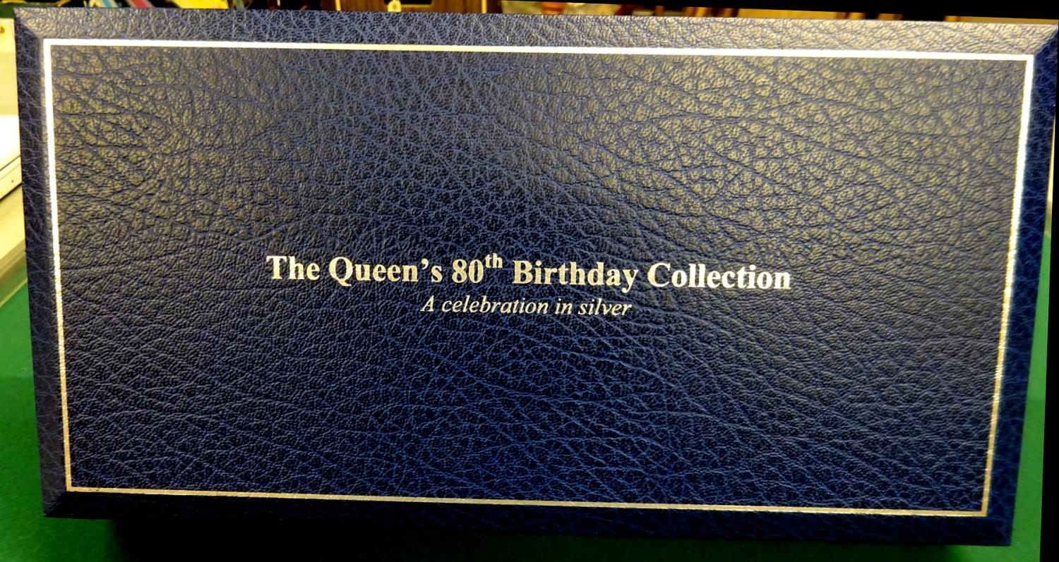 Elizabeth II 2006 set of coins "The Queen's 80th Birthday Collection - a celebration in silver"