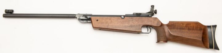 A good .177" Original Mod 66 break action air rifle, number 7731298, with adjustable aperture
