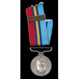 Rhodesian Service Medal issued for anti terrorist work (PR 83365 Rfn N Baalbergen) with citation