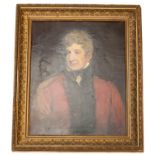 An impressive oil on canvas portrait of an unidentified British late 18th/early 19th century General