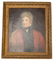 An impressive oil on canvas portrait of an unidentified British late 18th/early 19th century General