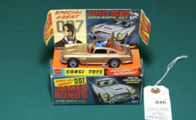 Corgi 261 James Bond Aston Martin DB5 from the film Goldfinger. Car has all the features workin,