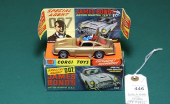 Corgi 261 James Bond Aston Martin DB5 from the film Goldfinger. Car has all the features workin,