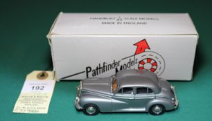Pathfinder Models 1953 Wolseley 6/80 (PFM7). Finished in a dark metallic grey with a grey