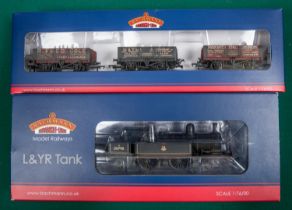 2x Bachmann Branch-Line Model Railways. A L&YR 2-4-2 Tank Locomotive RN 50795 (31-167DC). BR Black