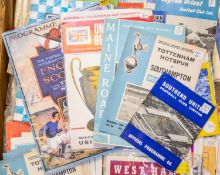 100+ Football programmes from 1960s -1980s, comprising of, Cup finals, Semi finals, England