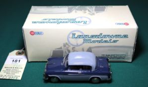Lansdowne Models LDM.76 1955 Sunbeam Rapier Series 1 (Dawn Mist/Corinth Blue). In dark blue with