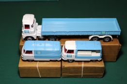 A scarce Corgi Promotional Gift Set. Scammell Co-Op Set (1151). Comprising 3 vehicles all in light