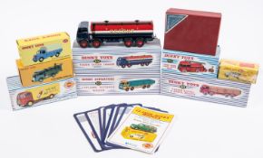 Dinky Atlas, 25 0, Camion Laitier, 413 Austin Covered Wagon, 25 V, Ford Benne a Ordures, 32 E,