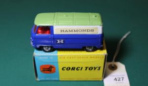Corgi Toys Commer 3/4 Ton Chassis Van "HAMMONDS". (462). A promotional issue for Hammonds stores