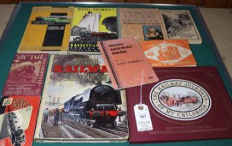 Bassett Lowke Model railways books and others, Lot includes The model Railway Hand book 9th edition,