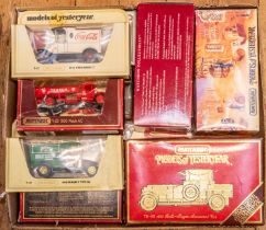 Quantity of Matchbox Models of yeateryear, To include, Cars, Vans, Lorries, Busses, etc. This lot