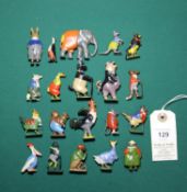 20 Britains Cococubs. From a set of 32 hollow cast hand-painted lead figures of anthropomorphic
