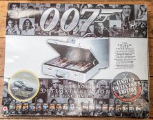 James Bond Ulimate Edition 40 DVD set. Contains 20 Bond Dvds all contained in an Alluminium carry