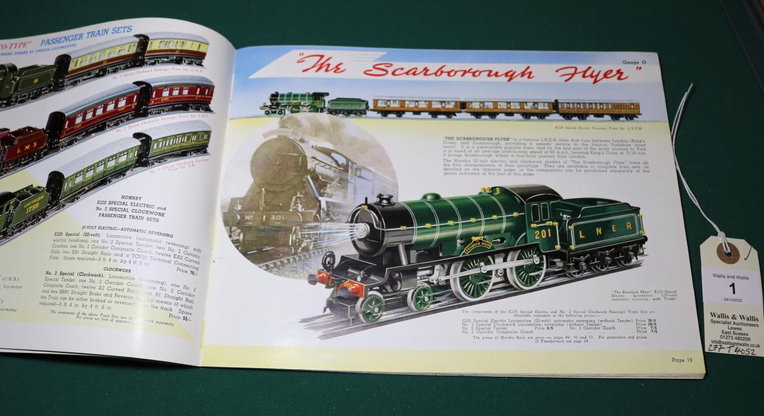 Hornby, Book of Trains 1938 - 1939. Shows the full Range of trains, Coaches and accessories - Image 3 of 3