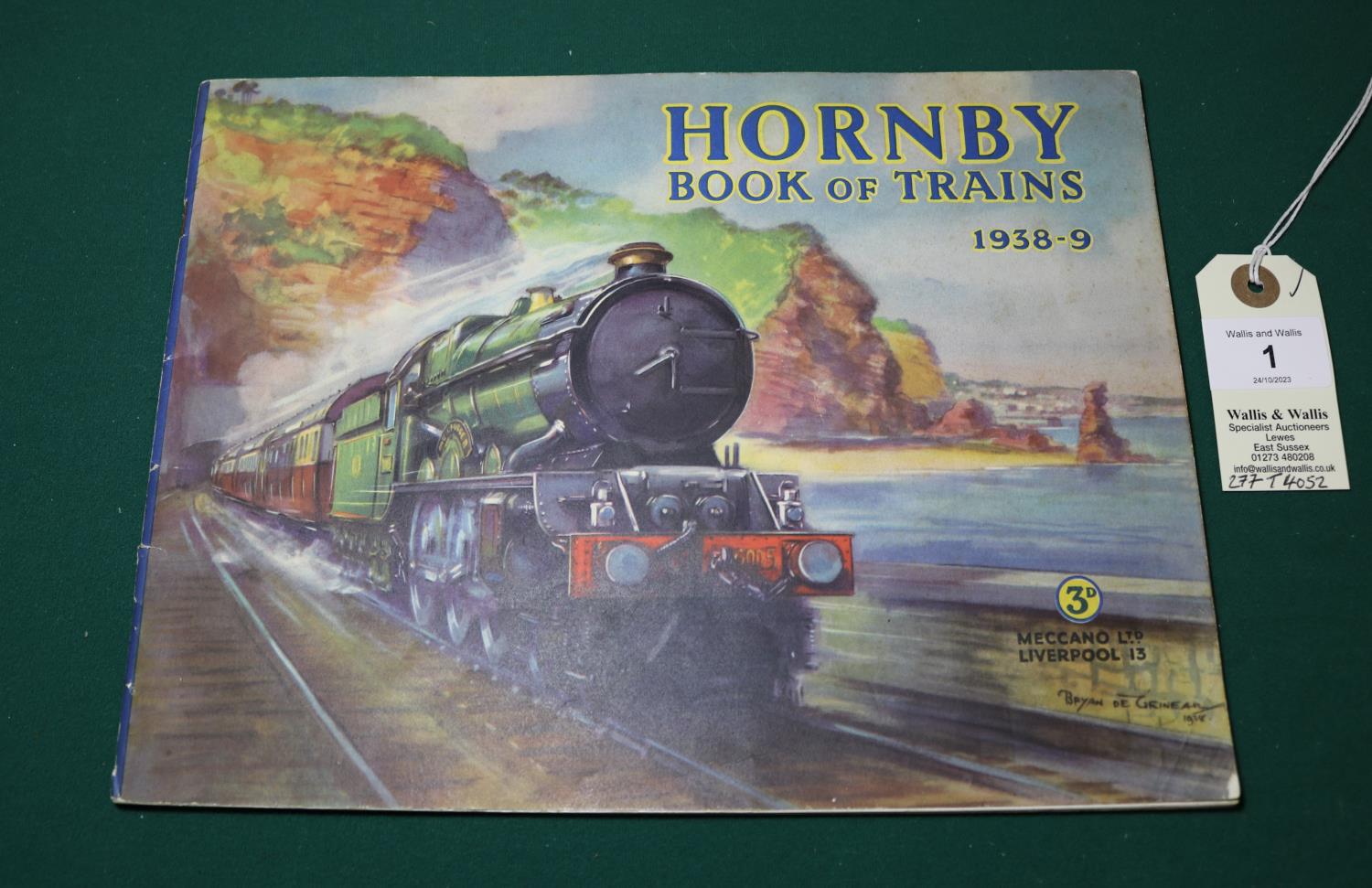 Hornby, Book of Trains 1938 - 1939. Shows the full Range of trains, Coaches and accessories