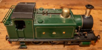 A 3.5 inch gauge Live Steam Locomotive. A Caledonian Railway 'Rob Roy' type 0-6-0 Tank Locomotive by