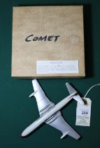 An old Limited Edition Dinky Toys Comet Airliner (999). One of a very limited run of just 30