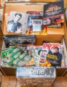 Quantity of James Bond collectibles and related items, To inlcude, Books, Magazines, Games, Dvd