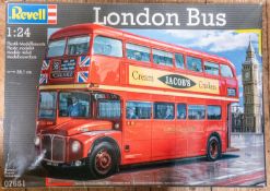 Revell 1:24 scale London bus model kit. As new and unopened, From a closed down Model shop. VGC -