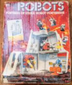 The Robots, Fortress of steele by CBS toys 1984. Contains a plastic moilded playset, some