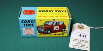 A very useful Corgi Toys box for the Monte-Carlo B.M.C. Mini Cooper 'S' (317). 8.5/10, with only