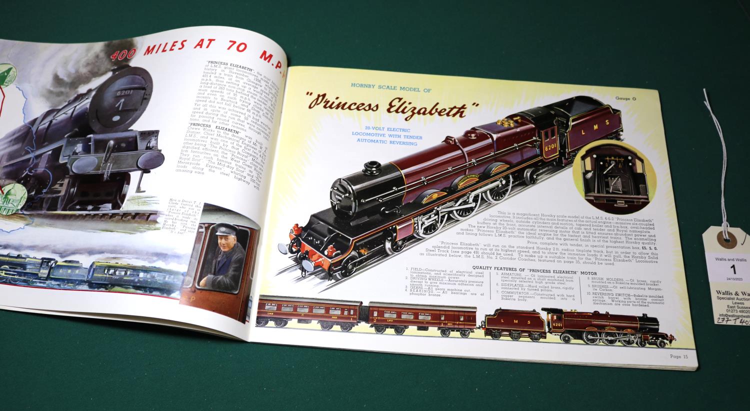 Hornby, Book of Trains 1938 - 1939. Shows the full Range of trains, Coaches and accessories - Image 2 of 3