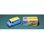 Corgi Toys Bedford 12CWT Van "CORGI TOYS" (422). A rare example in blue with yellow roof, flat