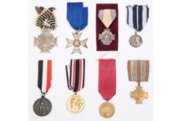 Eight Imperial German Veterans medals: 25 year Veterans Association cross; Kyffhauserbund Cross of